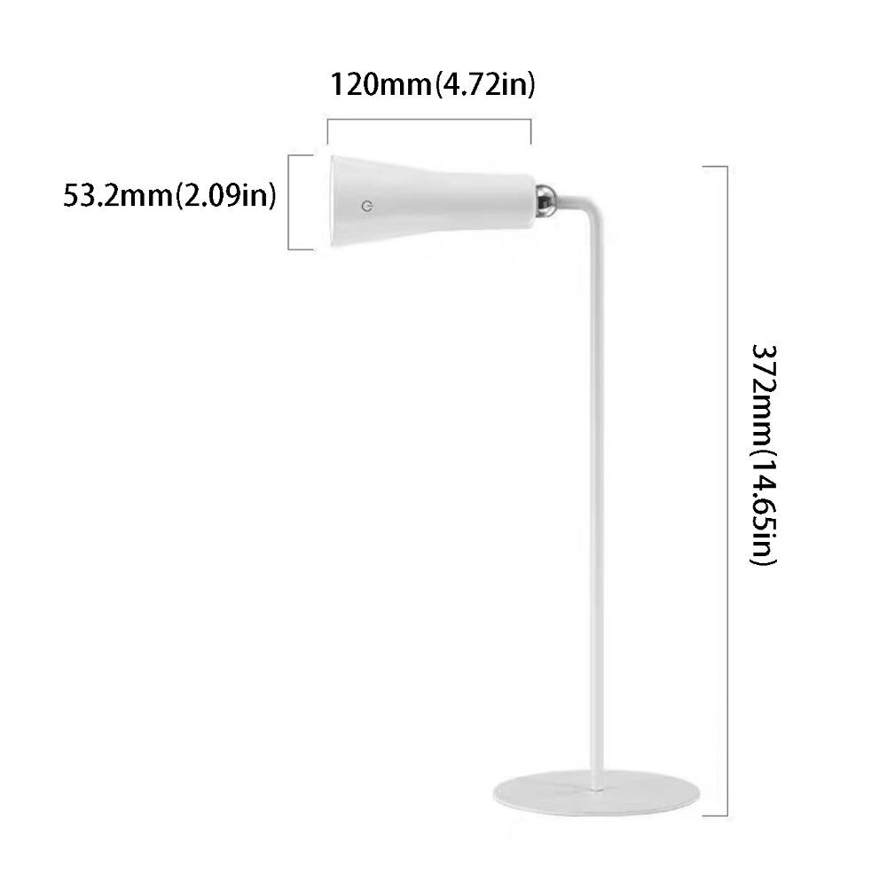 

Multifunctional Magnetic Desk Lamp Stepless Dimming 3 Modes LED Lamp Soft Light Touch Control Table Lamp Study білий