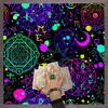 Astrology Tarots Table Altar Cloth Metaphysical Board Game Mat Pendulum Divinations Altar Tablecloth Board Game Card Pad