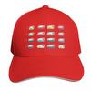 Colourful Vintage Eriba Puck Caravan Daisy Cap Fashion Casual Baseball Caps  Summer Unisex Baseball Hats Polychromatic