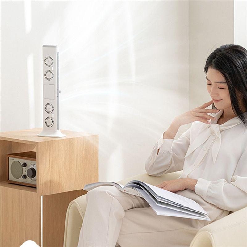 ABIY Hanging Screen Vertical Dual-Use Fan Mini Infinitely Adjustable Angle Wind Chiller Fan For Office Home USB Fan Summer