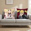 anime Kaiju No. 8 Cushion Cover Cushion Cover Set 4Pcs 50x50 45x45 40x40 Pillowcase Decorative Sofa Home Decor