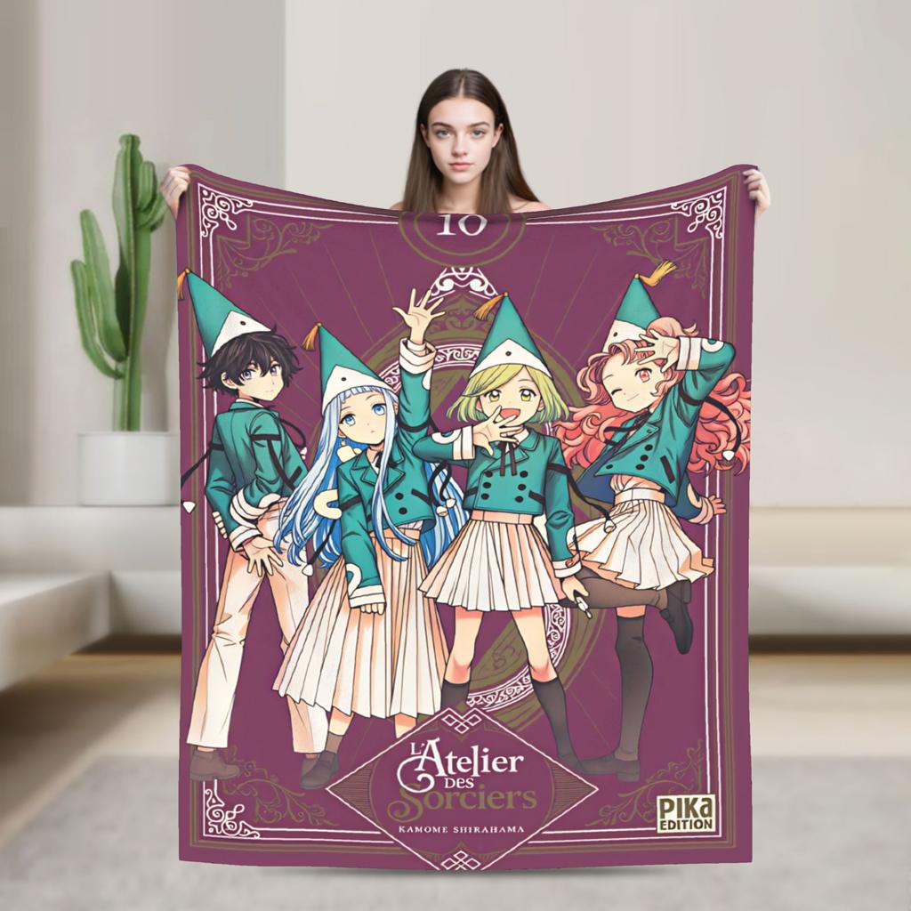 Witch Hat Atelier Blanket Decorative Flannel Bedding Throws For Couch Chair Warm Custom DIY Quality Bedspread Gift Idea