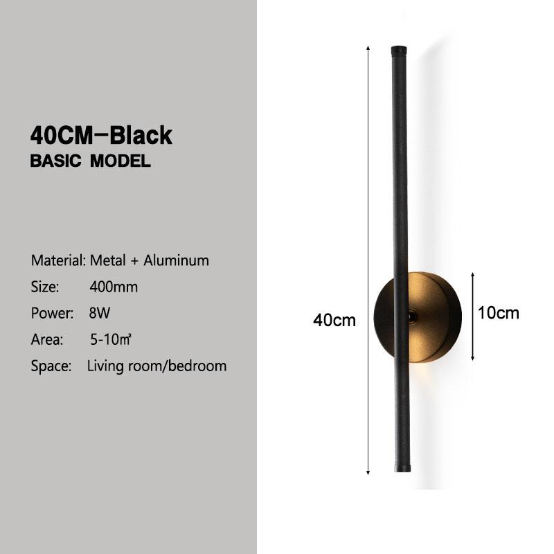 

Внутреннее длиннополосное настенное освещение, настенный светильник для гостиной, столовой, прохода, AC85-265V, вращающийся на 360° светодиодный настенный светильник вверх и вниз Warm White