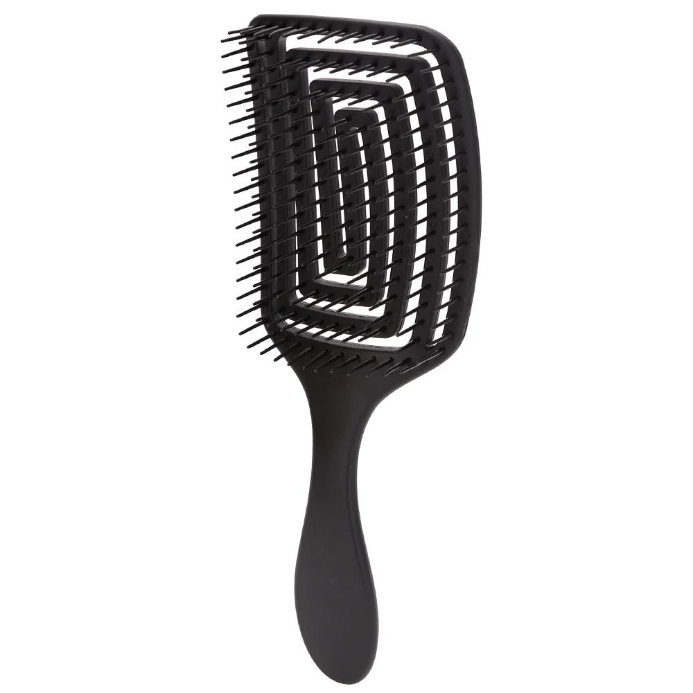 Hair Brush Hair Comb Detangling Hair Brush Bristle&Nylon Women Wet Massage Comb Curly Hairdressing Salon Styling Tools