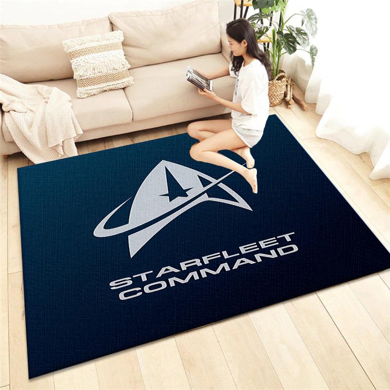 Star Trek HD Printed Carpet Living Room Home Decor Sofa Table Rug Anti Slip Chair Cushion Lounge Mat Picnic Camping  Art
