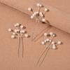 3Pcs Bridal U-shaped Pin Metal Barrette Clip Hairpins Rhinestone Wedding Hairstyle Design Tools Women Wedding Hair Accessories