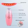 LATME facial massager, neck facial massage tool, 3 modes of heating massage