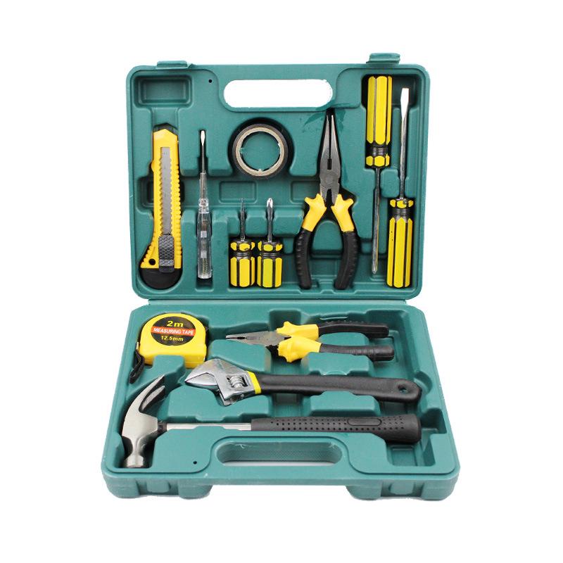 Promotion 12-Piece Household Tool Set: Family Toolbox Essentials