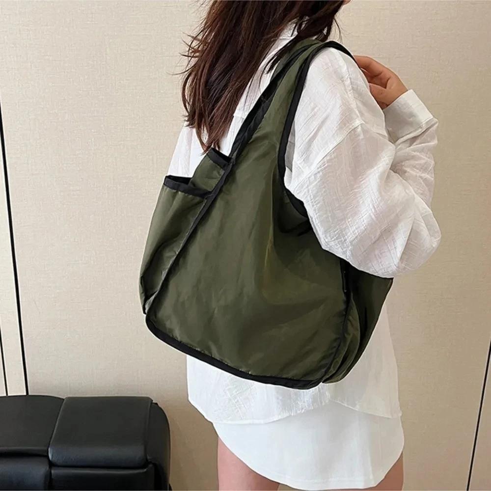 Lightweight Eco-Friendly Fashion Supermarket Shopping Bag Foldable Shopping Bag Reusable Waterproof Travel Grocery Bag