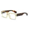 Trending Square Anti Blue Light Glasses Mens Computer Reading Optical Prescription Eyewear Hyperopia Finished Frame