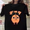 Fun Pochita Printed T-shirt Women's Loose Short Sleeve Round Neck Top Women's Casual Shirt T-shirt Anime T-shirt