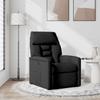 Vidaxl Foldable Armchair, Black, Upholstered In Fabric