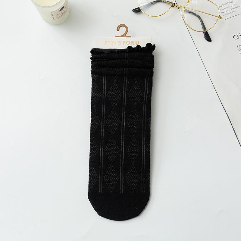 Girls Socks Summer Thin Breathable Mesh Baby Stockings College Wind Sweet Children'S Love Knee Socks