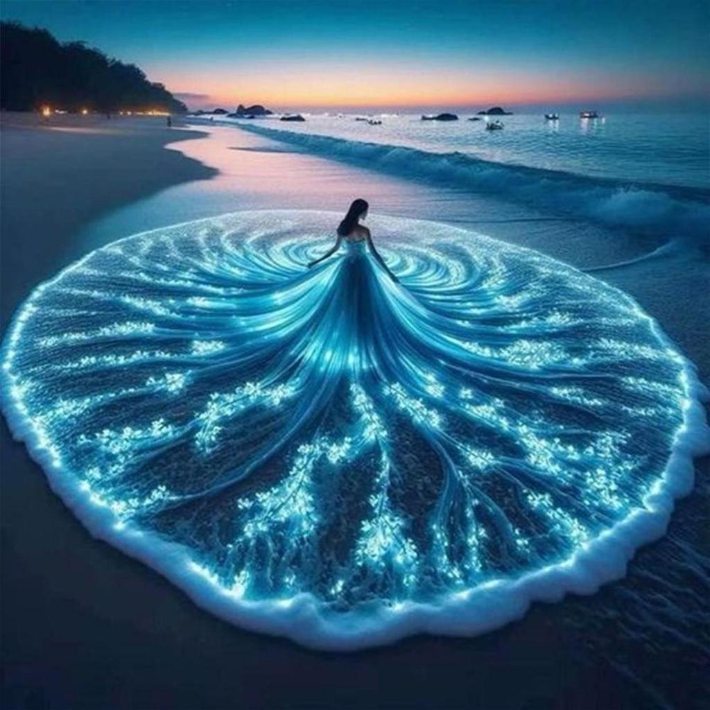 5D DIY plná kulatá vrtačka Diamond Painting Girl Kit Home Decor Art Craft