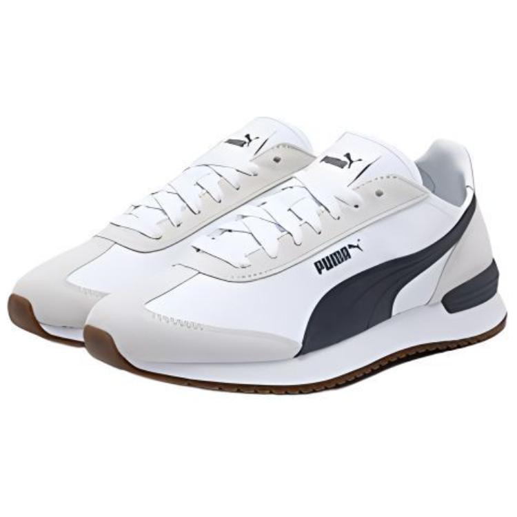New PUMA R78 Wear-Resistant Low-Top Casual Shoes Unisex Gray White Black 392901-13