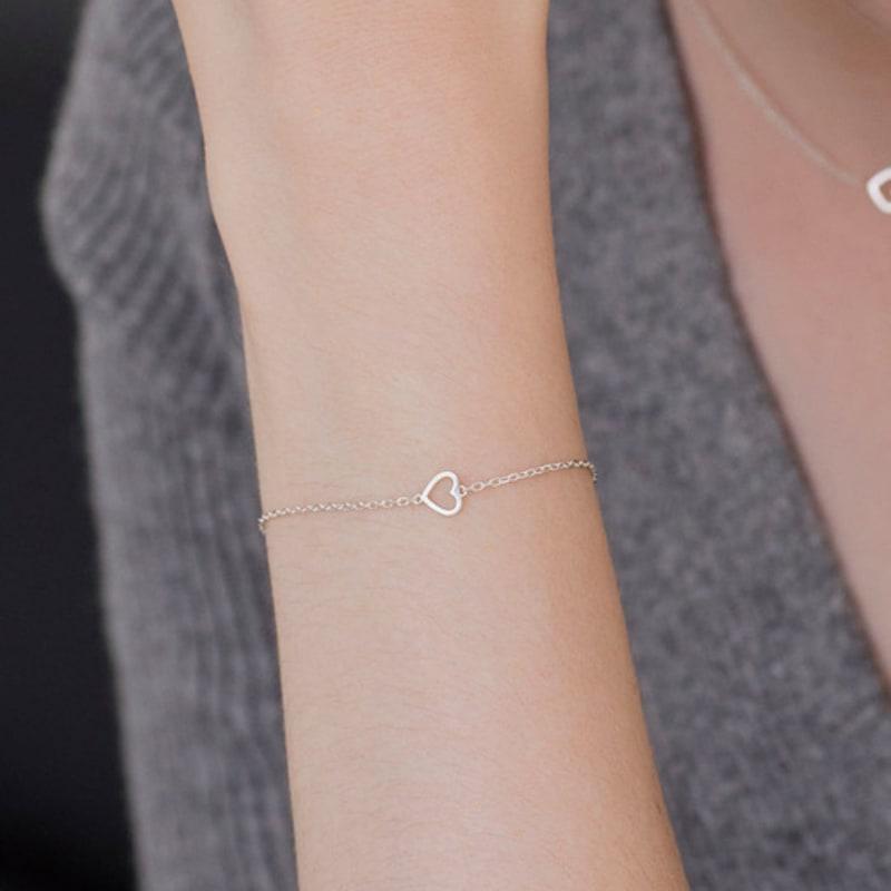 

dmoment Sweetheart Bracelet (925Silver) Silver