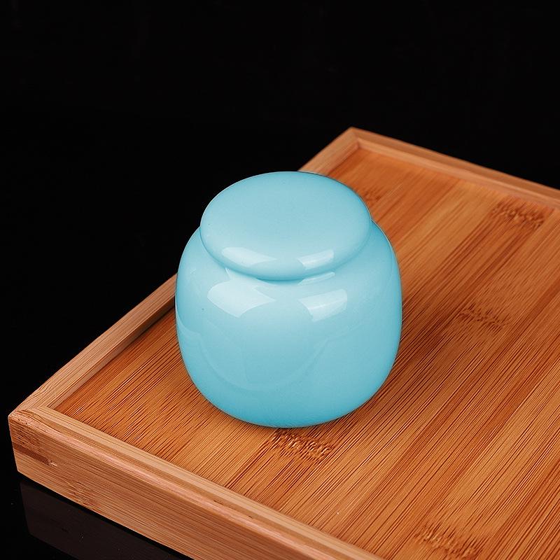 Youhuang High-End Moisture-Proof Ceramic Tea Canister: Compact, Portable, and Sealed Storage Jar