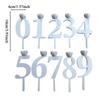 Digital Birthday Cake Candles Number Candlestick Free Combination Reusable for Celebration Kids Adults Party Cake Top Decor Prop