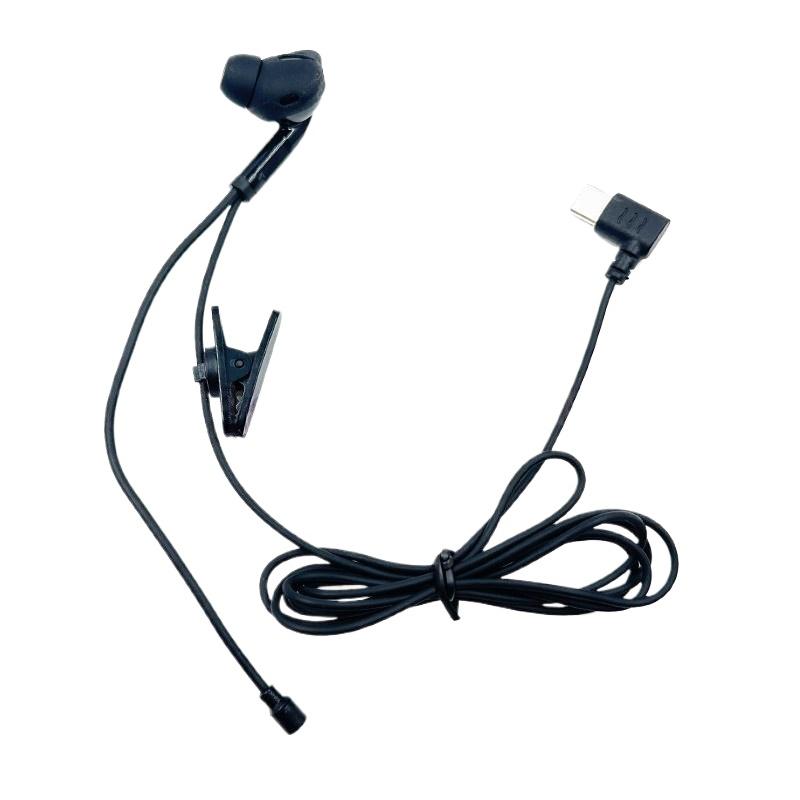 1Pcs Soccer Referee Communication Single Ear Hanging Headset Football  Judger Arbitro Earpiece For V6 V4 FBIM Helmet Heads