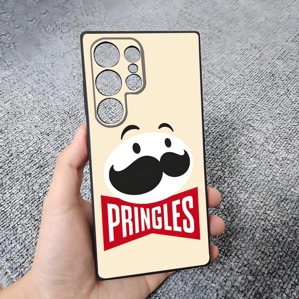 Fashion P-Pringles Phone Case For Samsung S26 S25 Plus S20 S20 Plus S22 Ultra S23 FE S21 Plus S21 Ultra Soft Cover