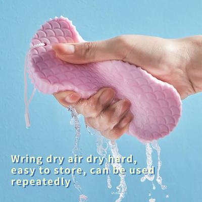 1 STKS 3D Magische Spons Pad Zachte Lichaamsscrubber Bad Doucheborstel Dode Huid Verwijderaar Exfoliërende Scrub Spons Massager Schoonmaakborstel