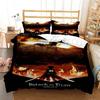3D Printed Attack On Titan AOT Eren Yeager Comfortable Duvet Quilt Cover Pillowcase Bedding Set Bedroom Decoration Home Textile