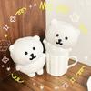 Japanese Standing Bear Doll Plush Bag Keychain Pendant Claw Machine Little White Bear Doll Gift Toy
