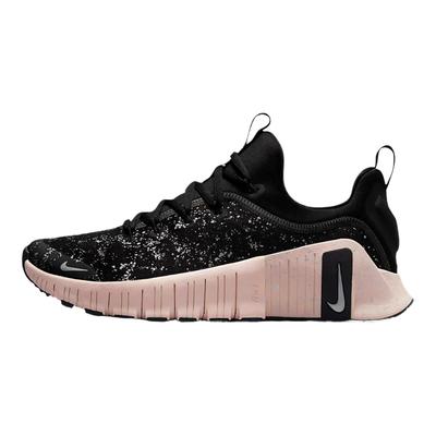 Free Metcon 6 SE Black Metallic Silver Women Sneakers Silt-Red HV2017-001