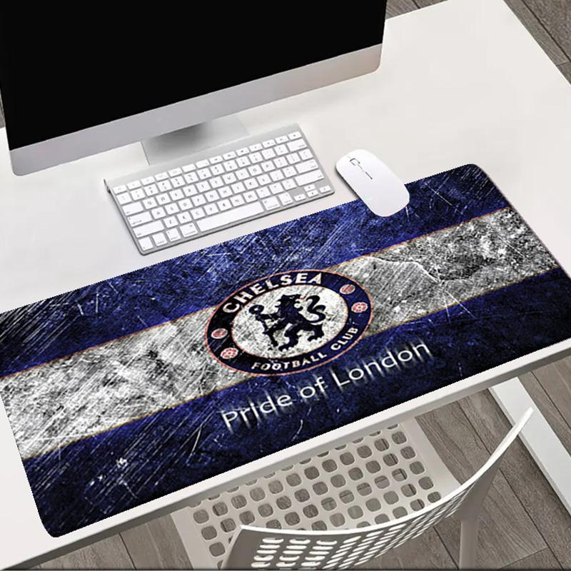 Chelsea Football Club Crest Mouse Pad Office Desk Mat, Gaming Mouse Pad Mousepad, Keyboard pad,Heavy-Duty Non-Slip Rubber Backing, Gift