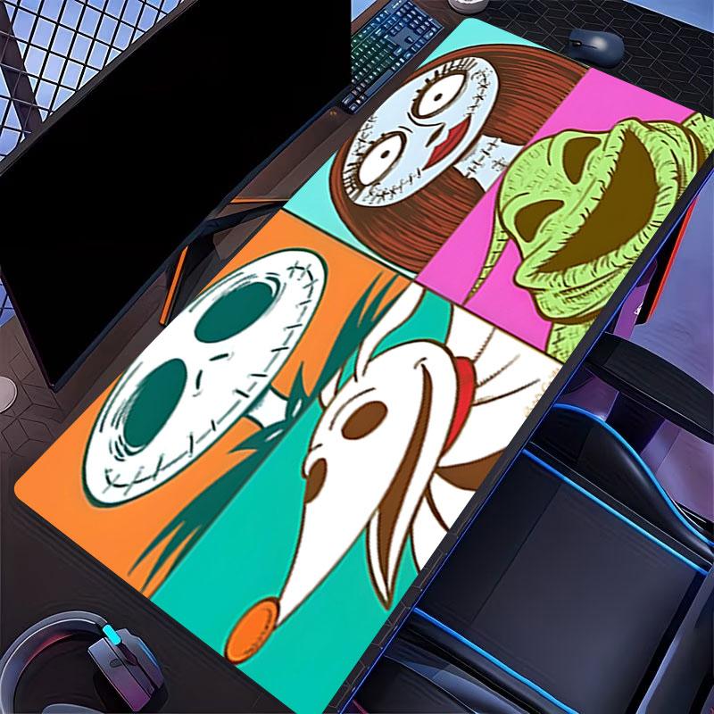 The Nightmare Before Christmas Print Mouse Pad, for Keyboard Pad Laptop PC Mat for Office Home Use, Desk Decor, Perfect Birthday Gift for Gamers