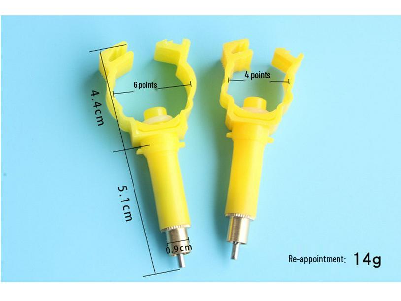 

Кроличья поилка с медным наконечником - Автоматическая 1/4, 3/8 Тип карты для кроликов, норок, лис