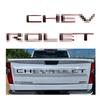 Tailgate ABS Inserts Letters Fit for  Silverado 2019-2022 3D Raised & Strong Adhesive Decals Letters Tailgate Emblems