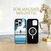 Alone by the Sea Phone Case For iPhone17,16,15,14,13,12,11 Plus,Pro Magnetic with Magsafe Wireless Charging