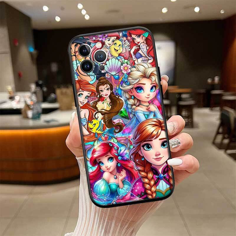 Disney Princess Phone Case for Redmi Note 12 12S 12C 13 13C 13R 14 14S 14R 14C 11A 13X A3 A3X A4 A5 Pro Max Plus