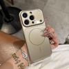 Original AG Nano Frosted Glass For Magsafe Phone Case For iPhone 17 Air 16 15 14 13 Pro Max Magnetic Wireless Charge Armor Cover