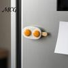 Refrigerator Decor Magnet Simulated Egg Magnet, Resin 3D Decorative Fridge Cartoon Memo Notes Photo Holder for Home Kitchen Office
