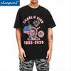 Rest In Peace Charlie Kirk Tshirt Men Cotton Tops Print Legends Never Die O-neck Short Sleeve