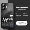 Psalm Quotes Comfortin Phone Case For iPhone 17 16 15 14 13 12 11 X XR XS 8 Plus Mini Pro Max Soft black Shockproof Cover