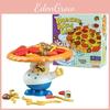 Gioco Educativo Creativo Pizza dell'Equilibrio per Bambini Piccoli con Costruzioni in Plastica per la Stanza dei Giochi