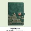 Chinese Style Leather Business Notebook with Color Pages - Custom National Tide Diary