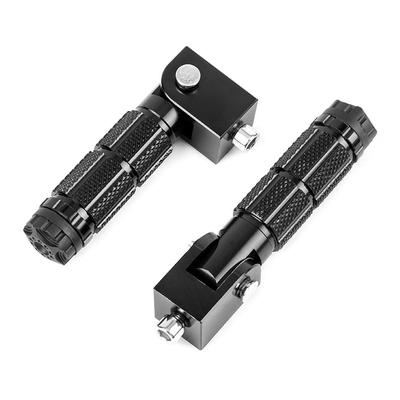 1 Pair Motorcycle Pedal Foladable Footrests 8mm Universal Aluminum Foot Pegs for Motorcycle Scooters Bicycle Electric