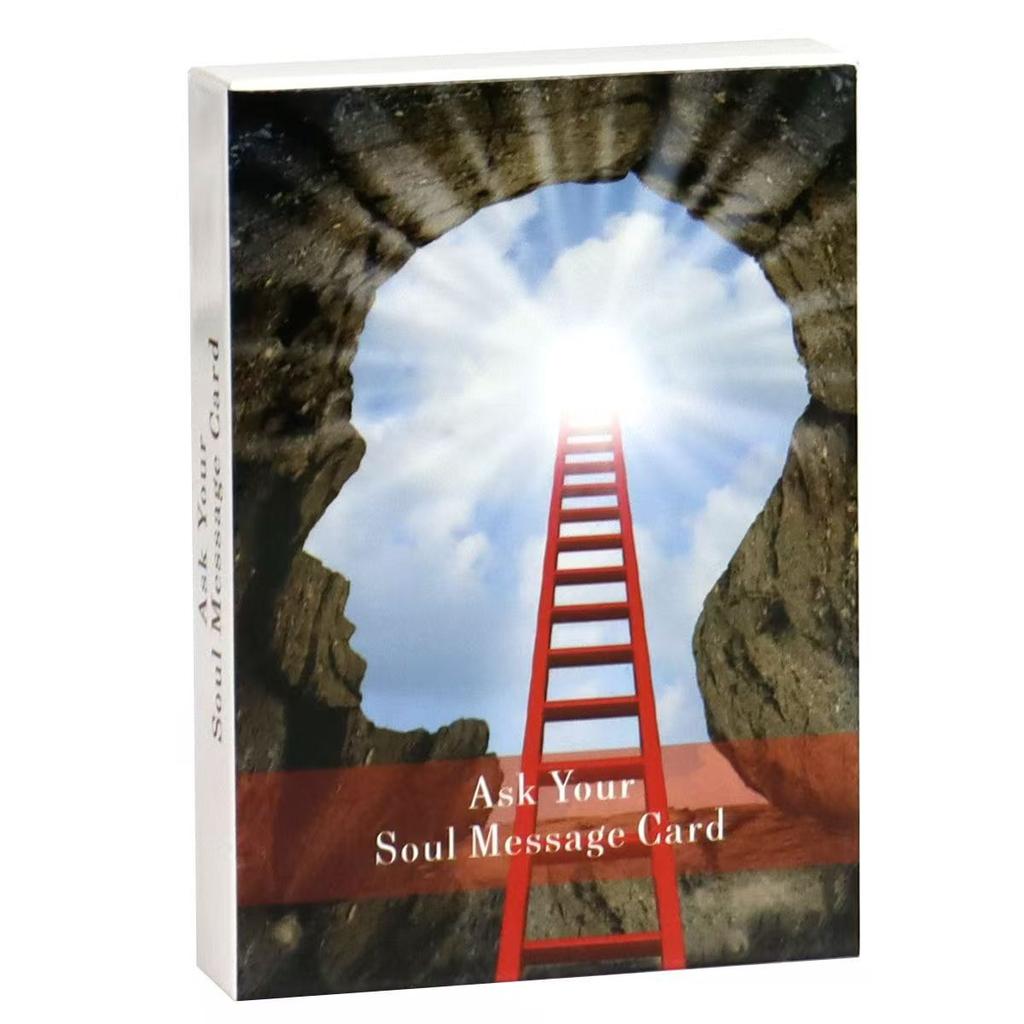 Spør Din Sjel Meldingskort Orakelkortstokk 10,4*7,3cm Meldinger Fra Universet | 48 stk Høyere Selv Meldingskort