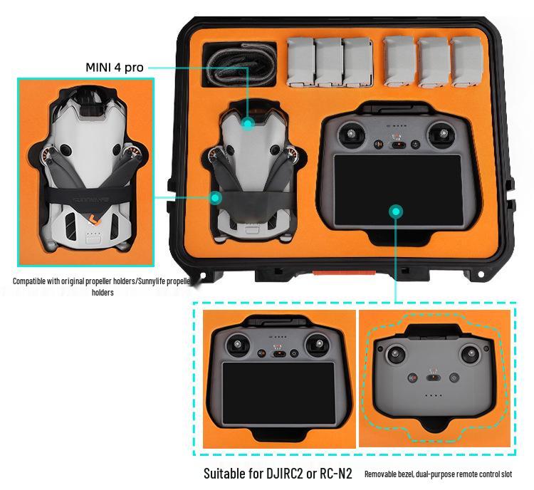 Sunnylife Mini 4 Pro Waterproof Outdoor Storage Bag with Drop-Proof Protection