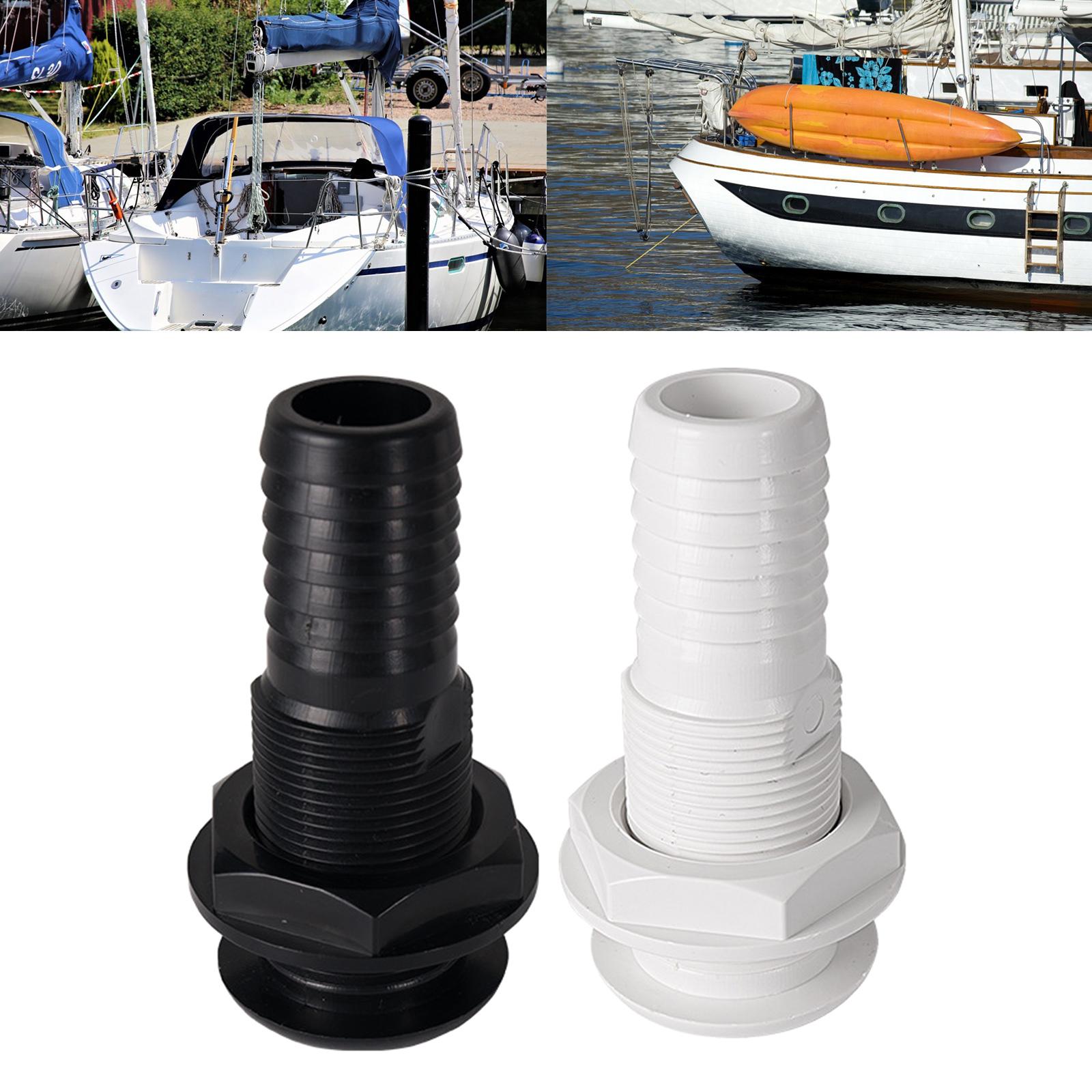 

Морской фитинг для сквозного дренажа, подходит для дренажного шланга 1 дюйм, сливной штуцер для яхт, выхлопной штуцер для лодок, выхлопной канал через корпус чёрный