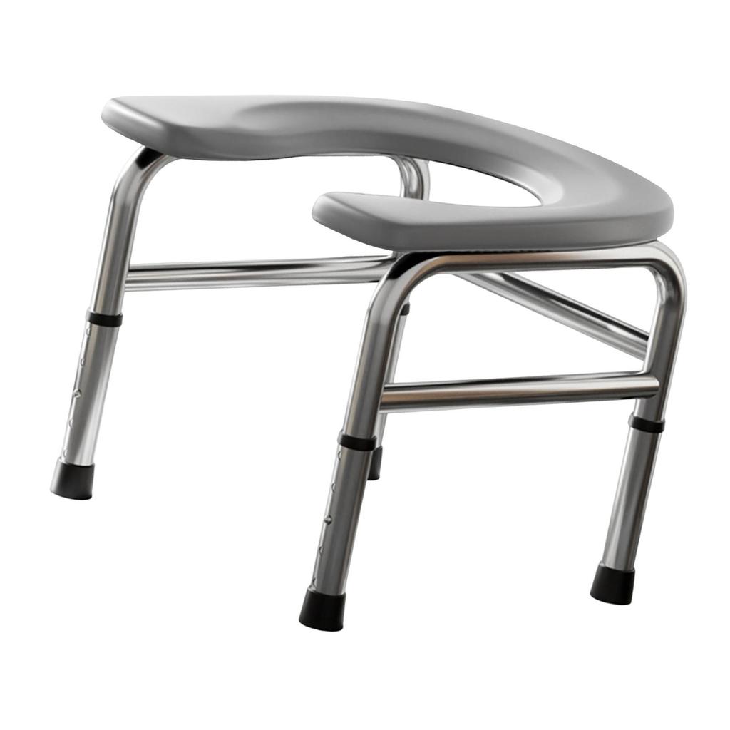 Raised Toilet Seat Bathroom Anti Slip Comfortable Shower Chair Multi Uses Heavy Duty Washable Commode Stool for Elderly Seniors