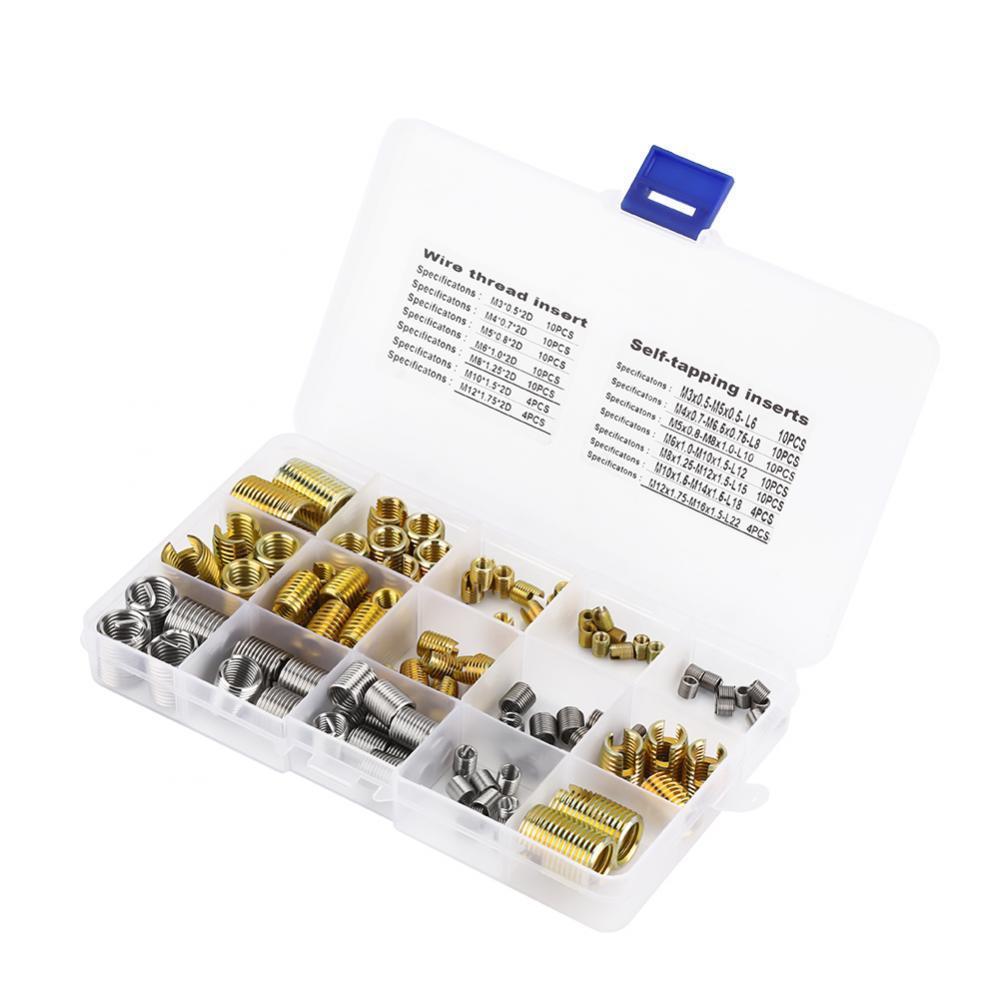 Buy 116PCS Wire Thread Insert and Self Tapping Thread Repair Tool Kit ...