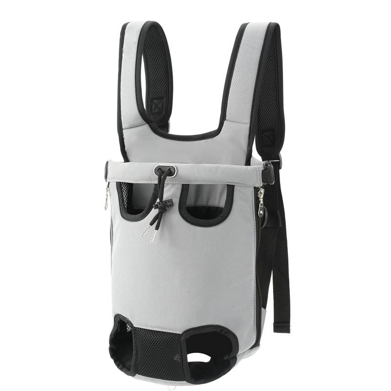 Pet Front Carrier Backpack Cats Dogs Oxford Fabric Adjustable Shoulder Straps Large Capacity Comfortable Travel Bag