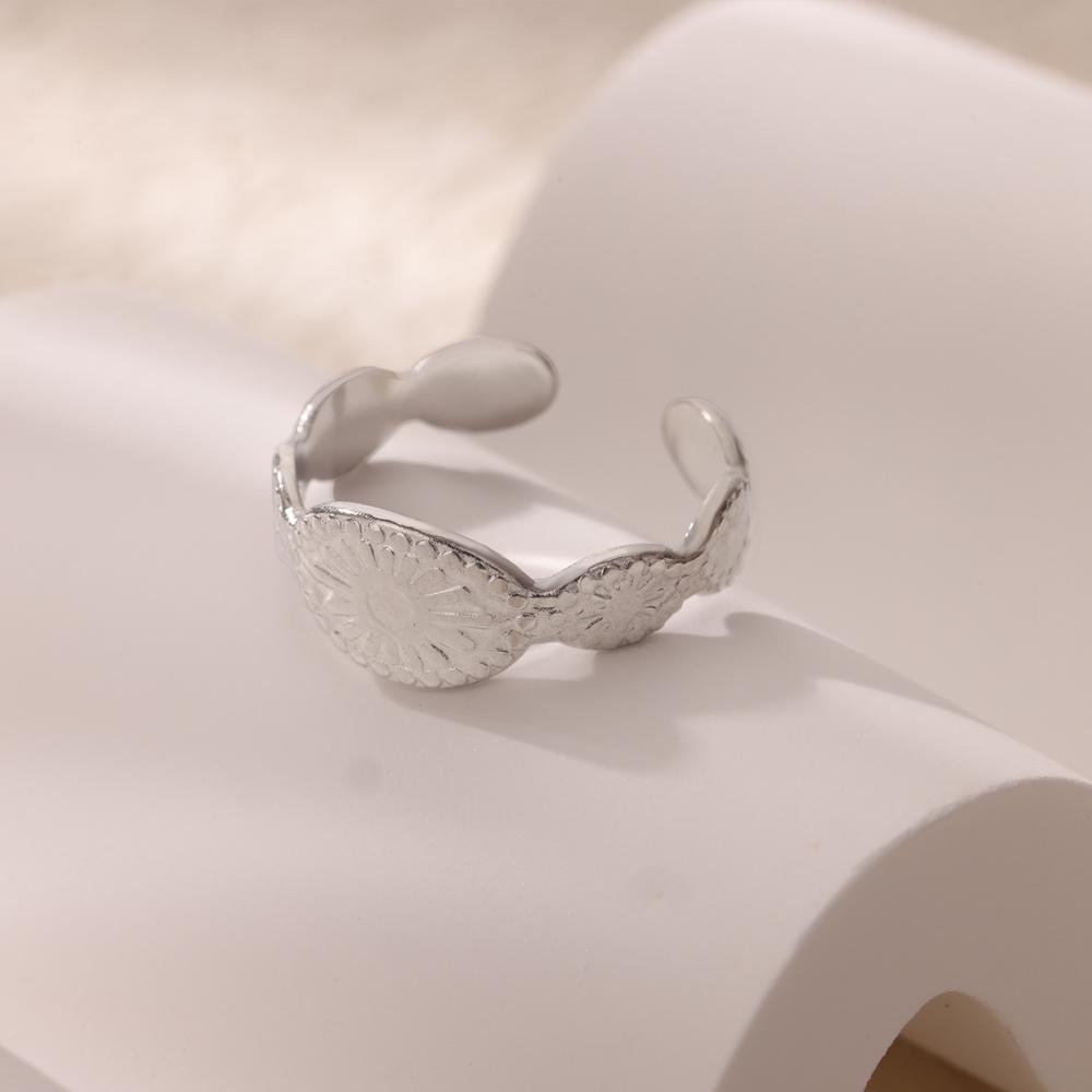 Stainless Steel Bow Tie Mermaid Snake Rings Dainty Zircon Adjustable Ring for Women Wedding Anti Fading Zircon Accessories Gift