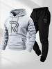 European Unisex Casual Hoodie & Sports Suit Set