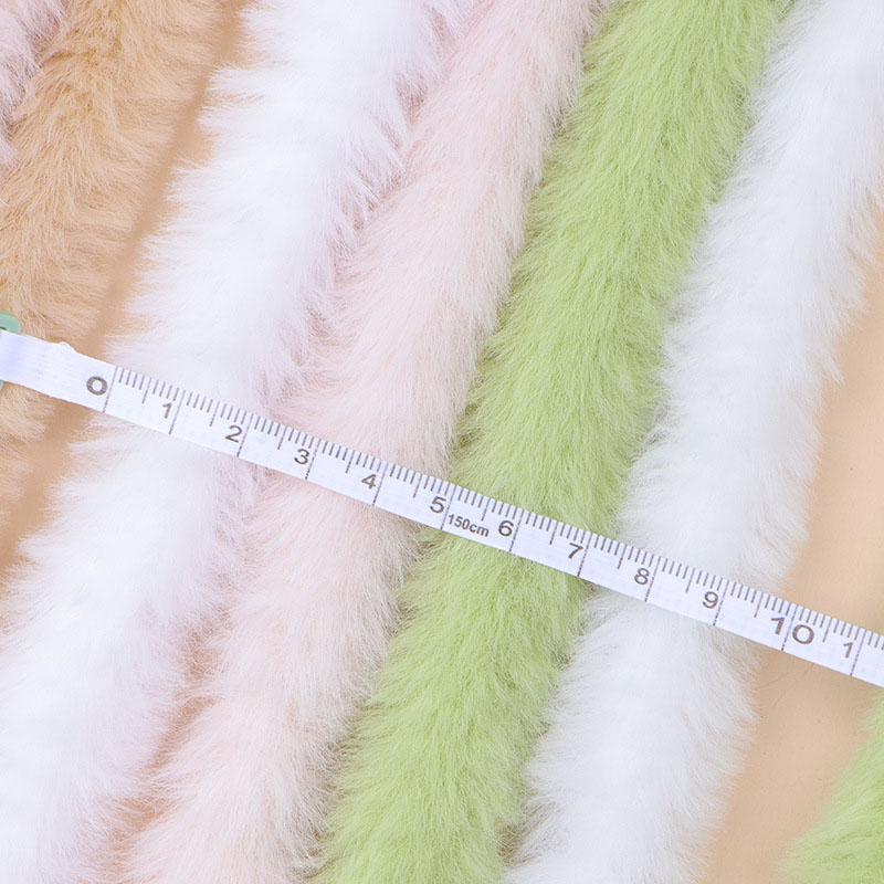 1m 20mm Plush Stuffed Rabbit Plush Iron Wire Strip Stick Furry Hand Craft Diy Miniature Animals Pets Fluffy Toys Twisting Sticks